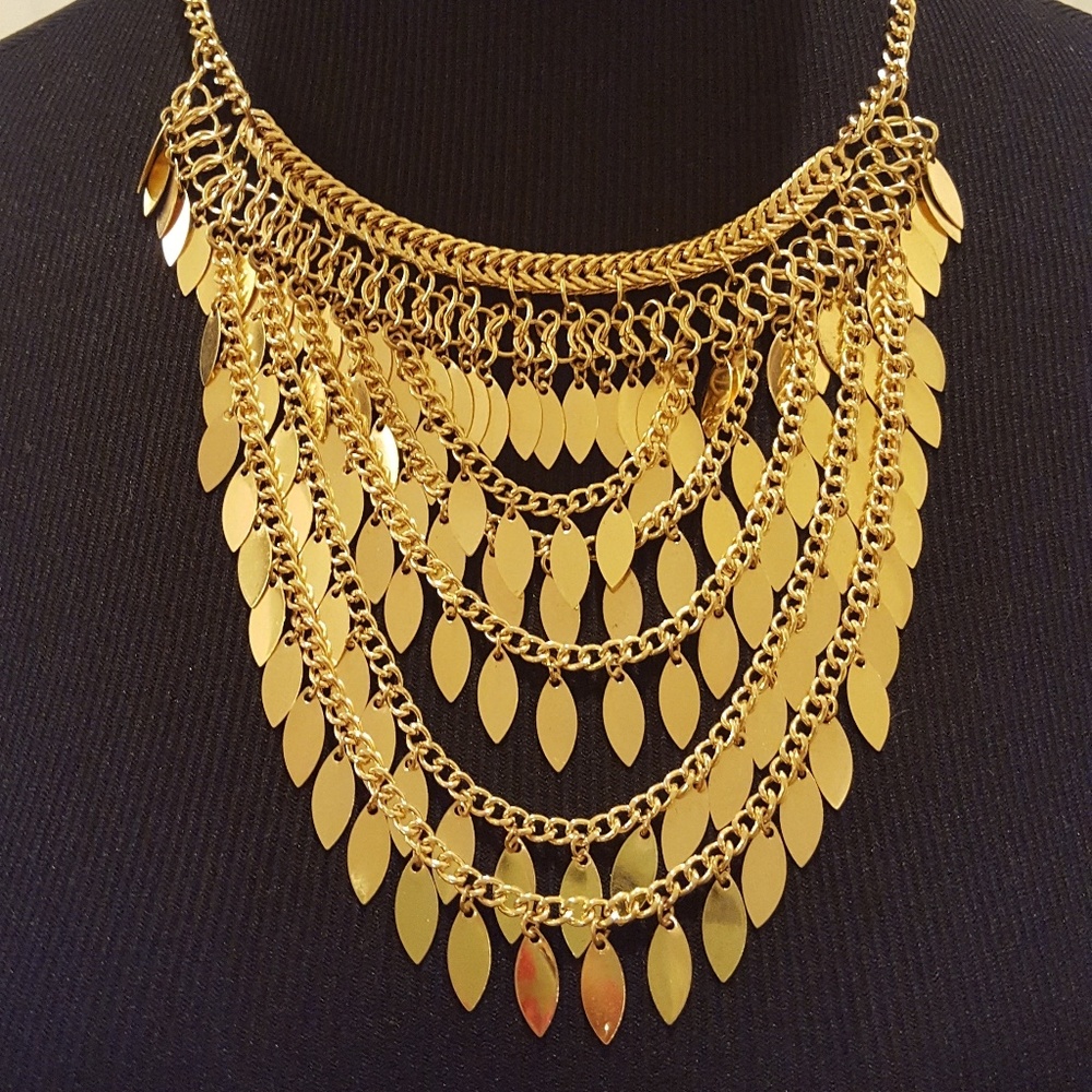 Natasha multi-strand Boho necklace